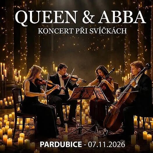 Hudba Queen & ABBA při svíčkách – divadlo, Hudba a Kino, Pardubice – fotka 2