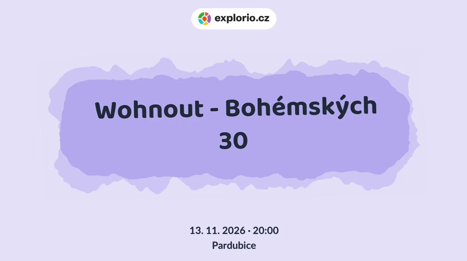 Wohnout - Bohémských 30 – divadlo, Hudba a Kino, Pardubice