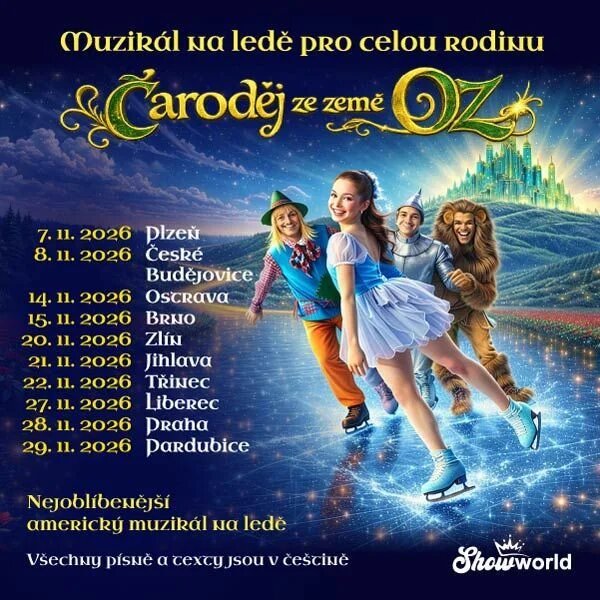 Čaroděj ze země Oz - Muzikál na ledě pro celou rodinu – divadlo, Hudba a Kino, Pardubice – fotka 2