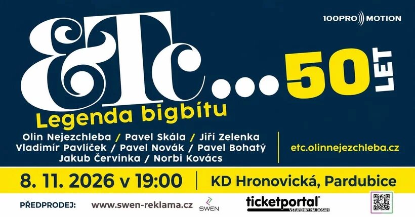 ETC... 50 let - Legenda bigbítu! – divadlo, Hudba a Kino, Pardubice – fotka 2