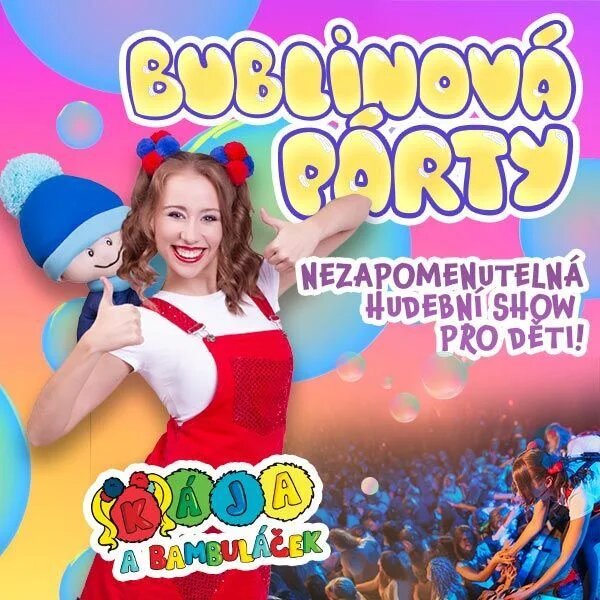Kája a Bambuláček - Bublinová párty – divadlo, Hudba a Kino, Pardubice – fotka 2