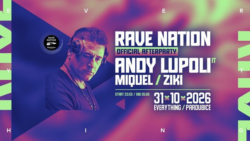 Rave Nation 2026 Official Afterparty – divadlo, Hudba a Kino, Pardubice – fotka 2
