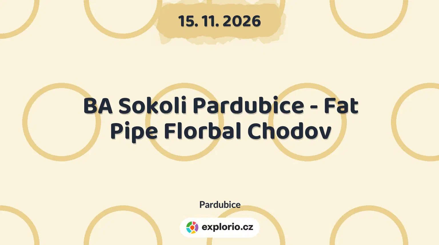 BA Sokoli Pardubice - Fat Pipe Florbal Chodov – sport a Pohyb, Pardubice