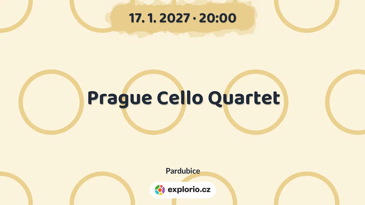 Prague Cello Quartet – divadlo, Hudba a Kino, Pardubice