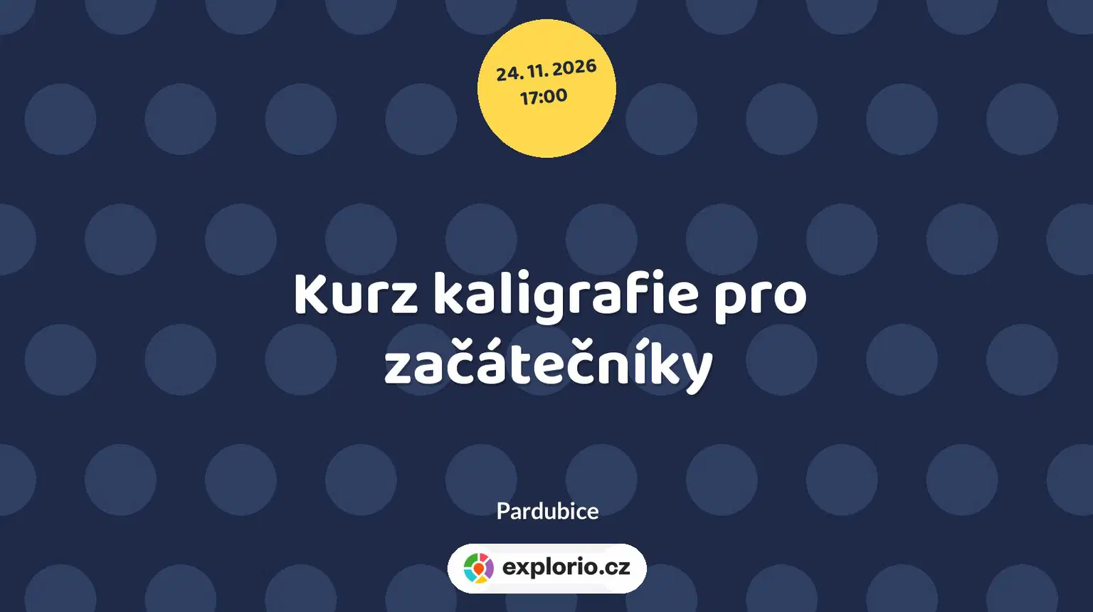 Kurz kaligrafie pro začátečníky – tvořivé dílny a Workshopy, Pardubice