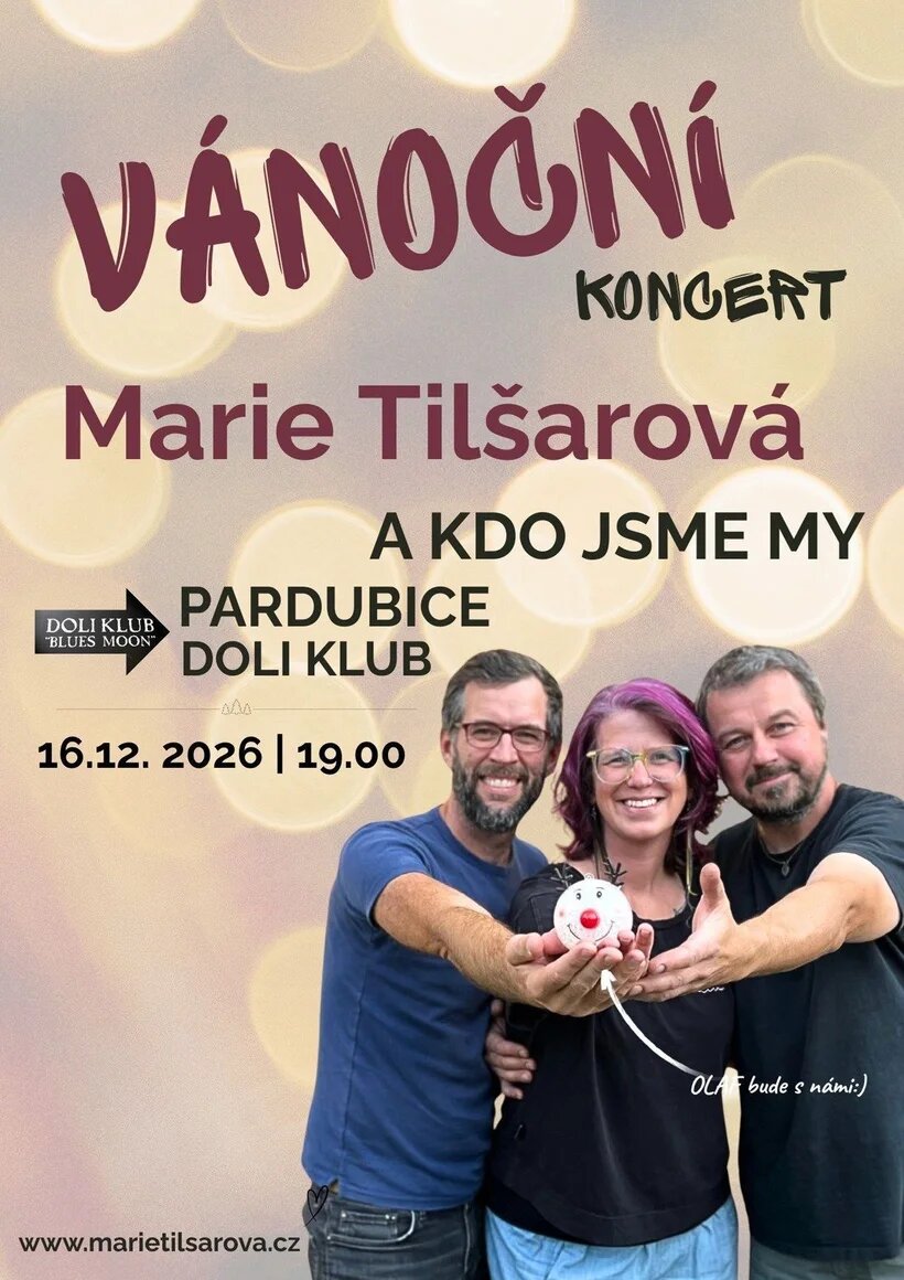 Vánoční koncert - Marie Tilšarová a Kdo jsme my – divadlo, Hudba a Kino, Pardubice – fotka 2