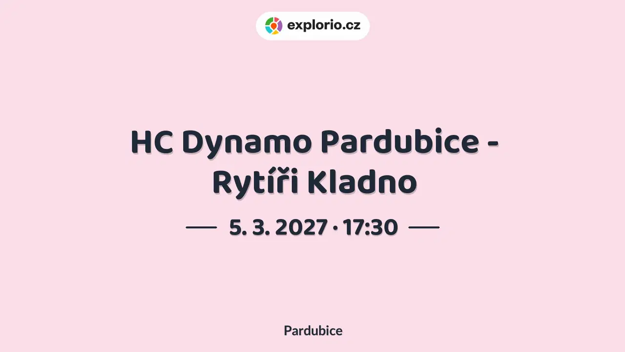 HC Dynamo Pardubice - Rytíři Kladno – sport a Pohyb, Pardubice