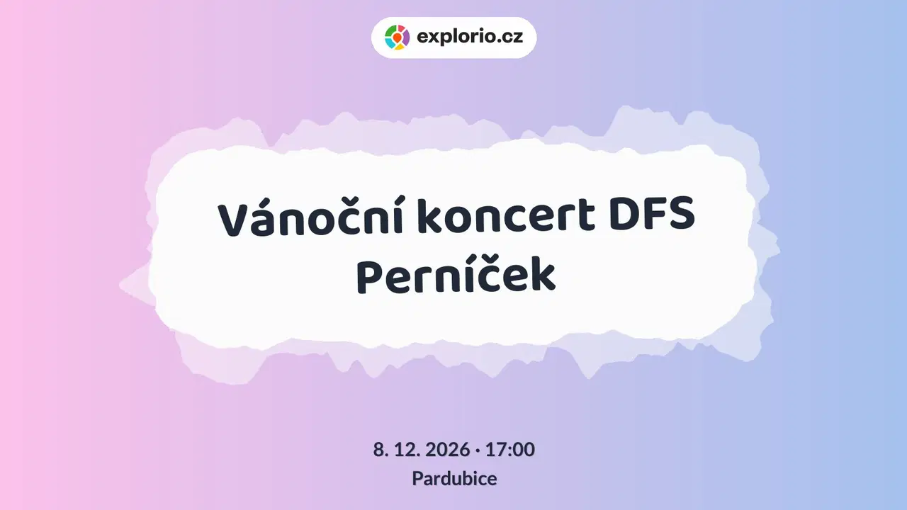 Vánoční koncert DFS Perníček – divadlo, Hudba a Kino, Pardubice