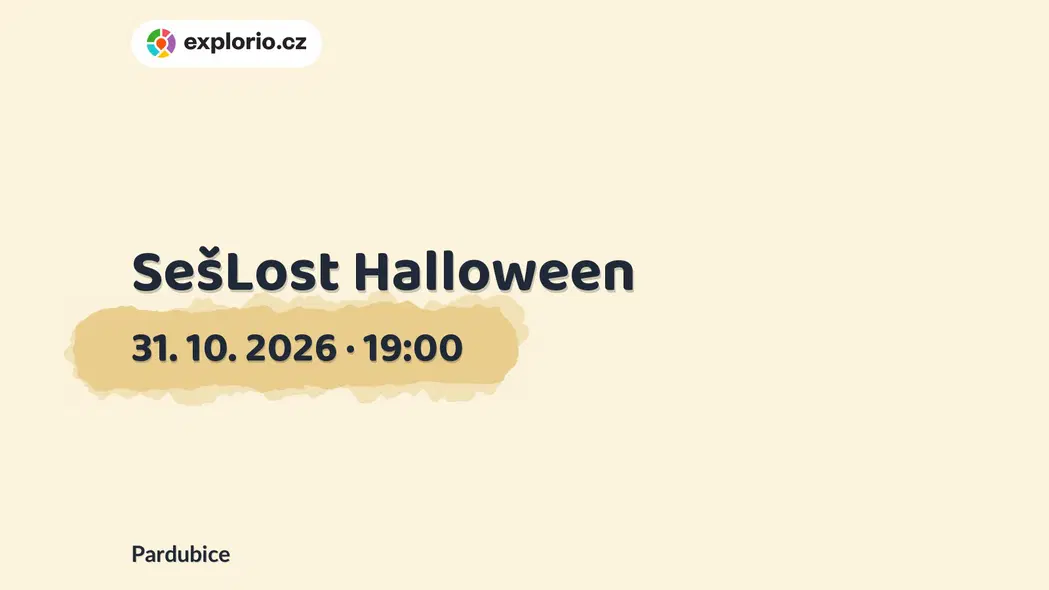 SešLost Halloween – divadlo, Hudba a Kino, Pardubice