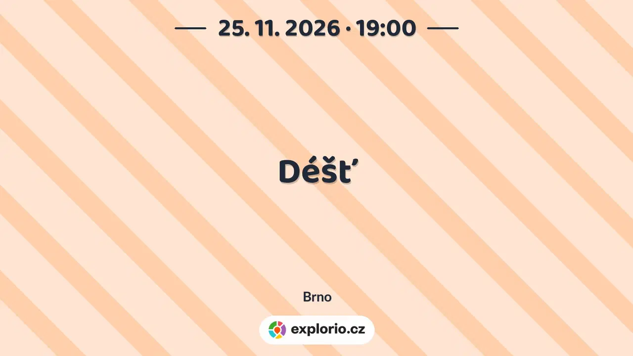Déšť – divadlo, Hudba a Kino, Brno
