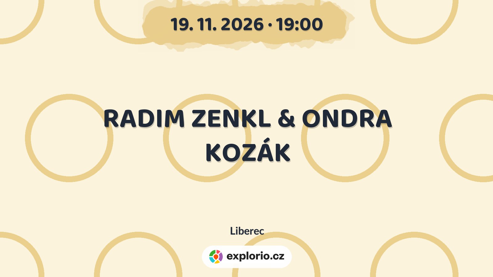 RADIM ZENKL & ONDRA KOZÁK – divadlo, Hudba a Kino, Liberec