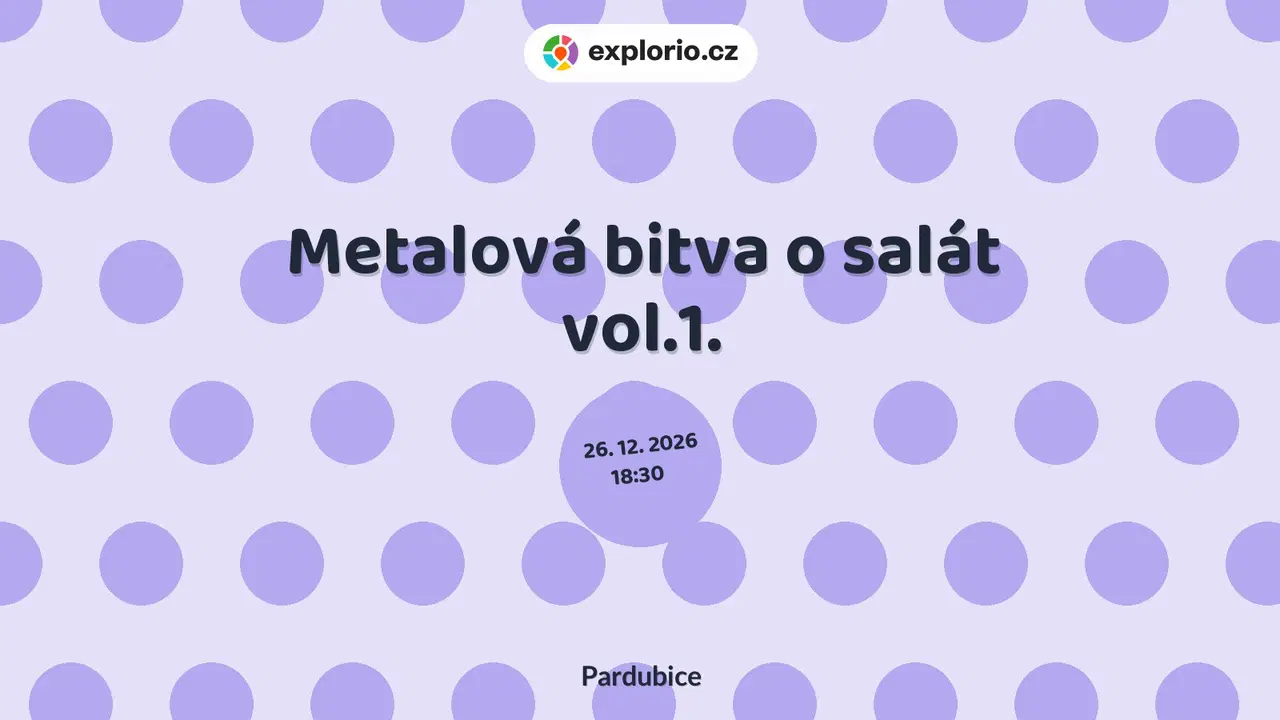 Metalová bitva o salát vol.1. – divadlo, Hudba a Kino, Pardubice