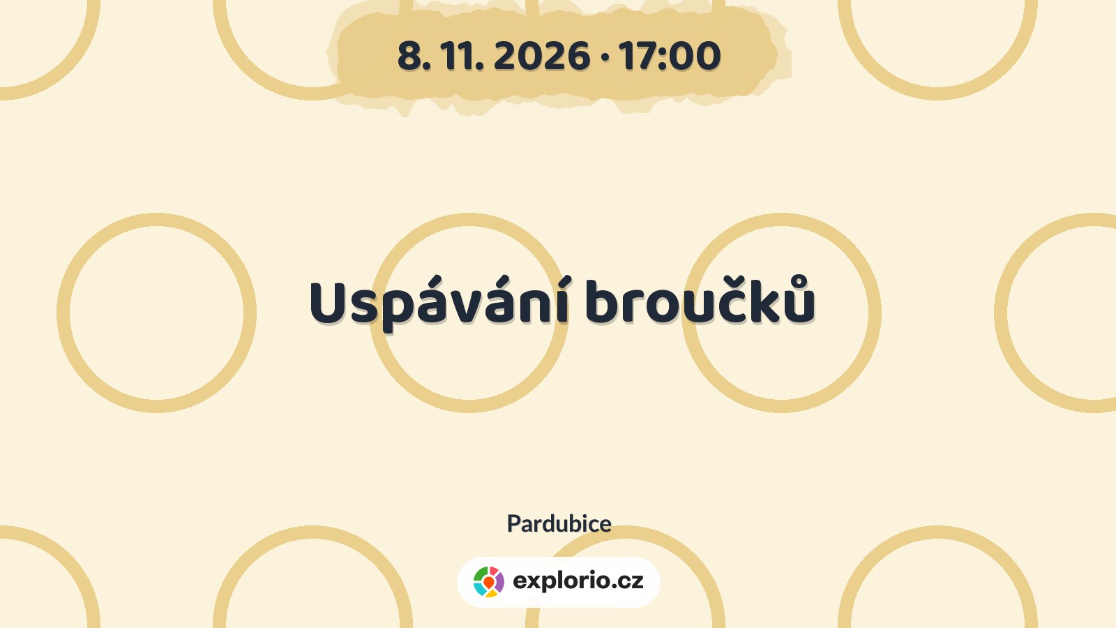 Uspávání broučků – příroda a Zvířátka, Pardubice