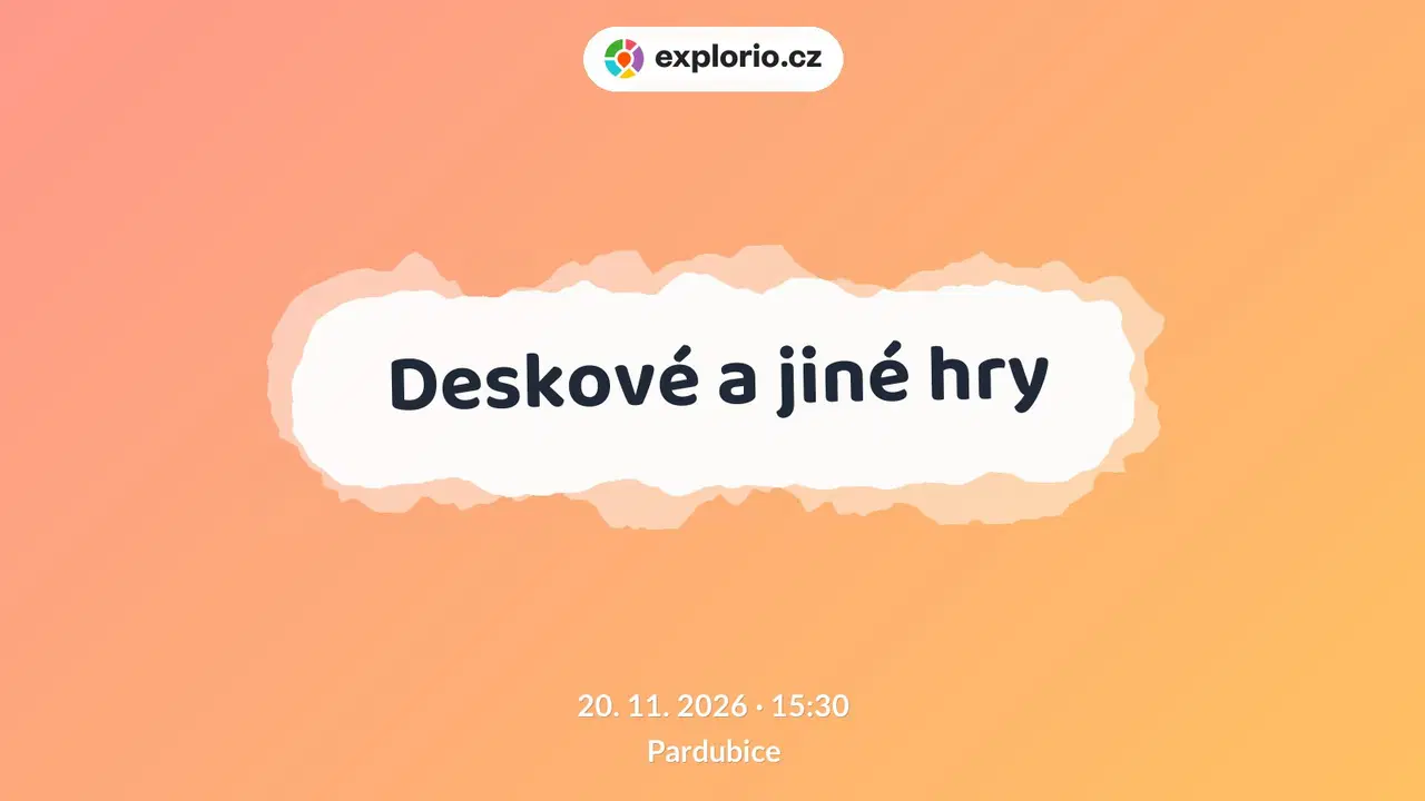 Deskové a jiné hry – tvořivé dílny a Workshopy, Pardubice