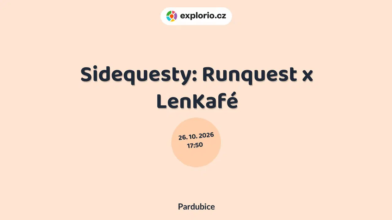Sidequesty: Runquest x LenKafé – sport a Pohyb, Pardubice