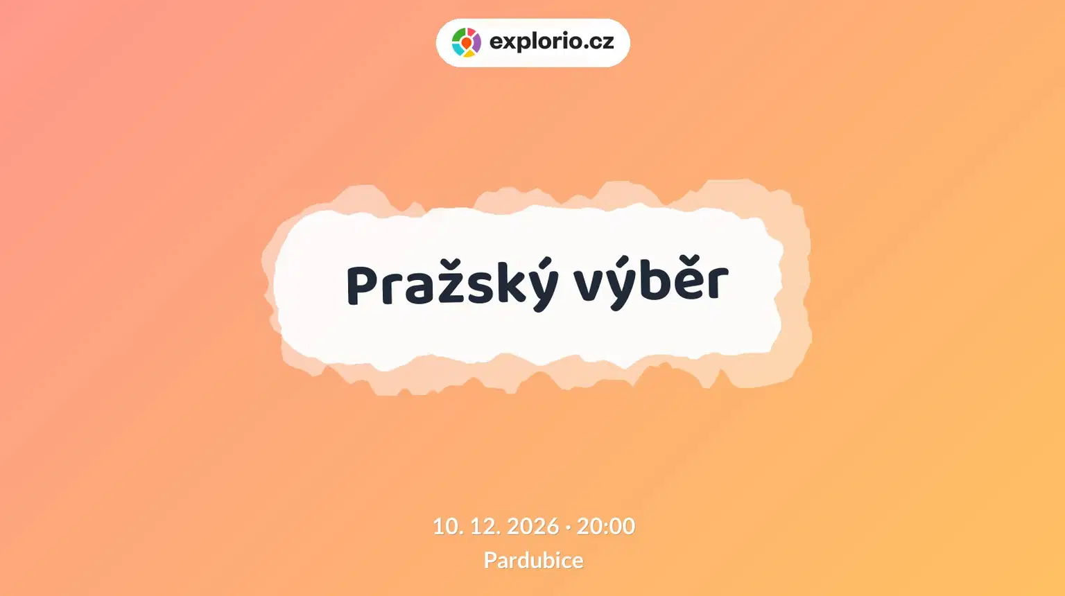 Pražský výběr – divadlo, Hudba a Kino, Pardubice