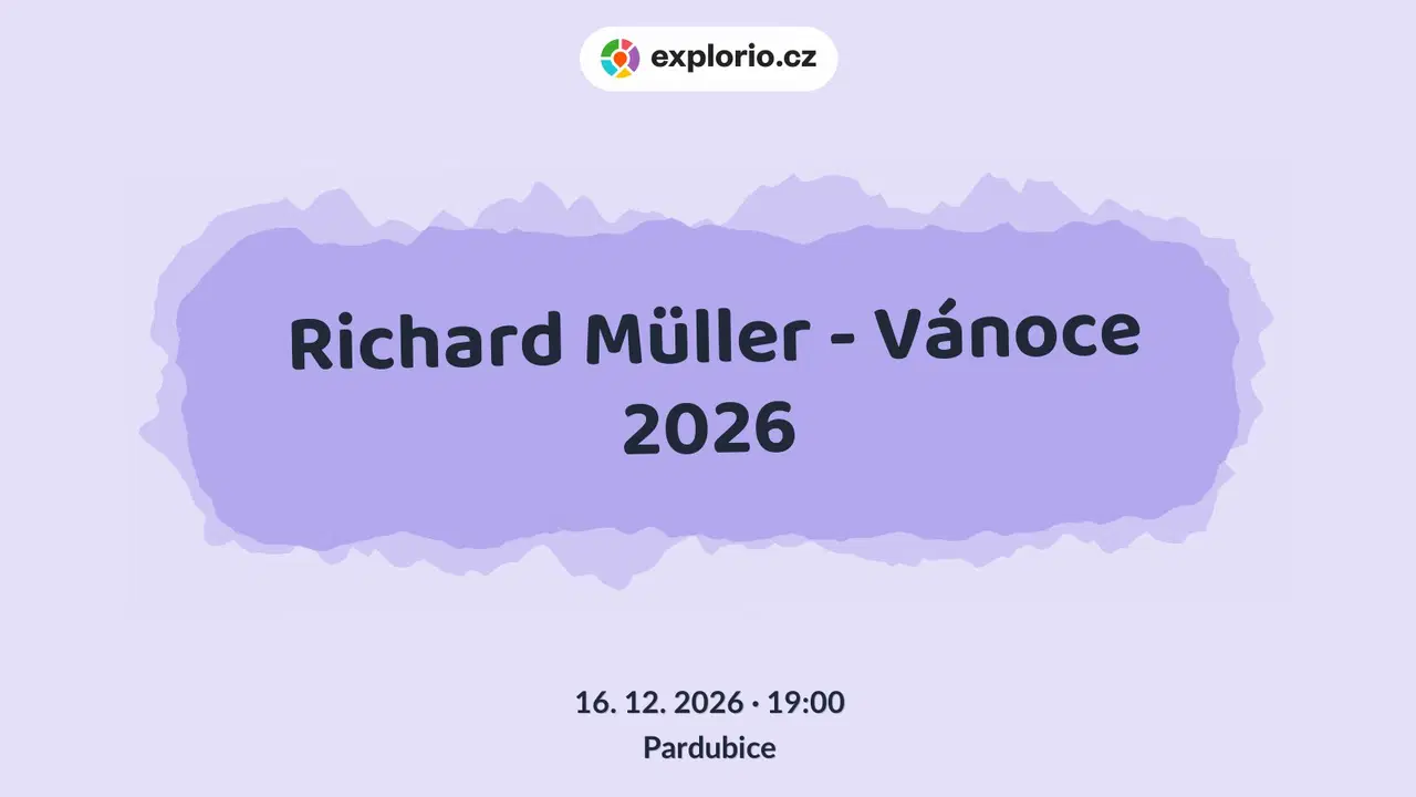 Richard Müller - Vánoce 2026 – divadlo, Hudba a Kino, Pardubice