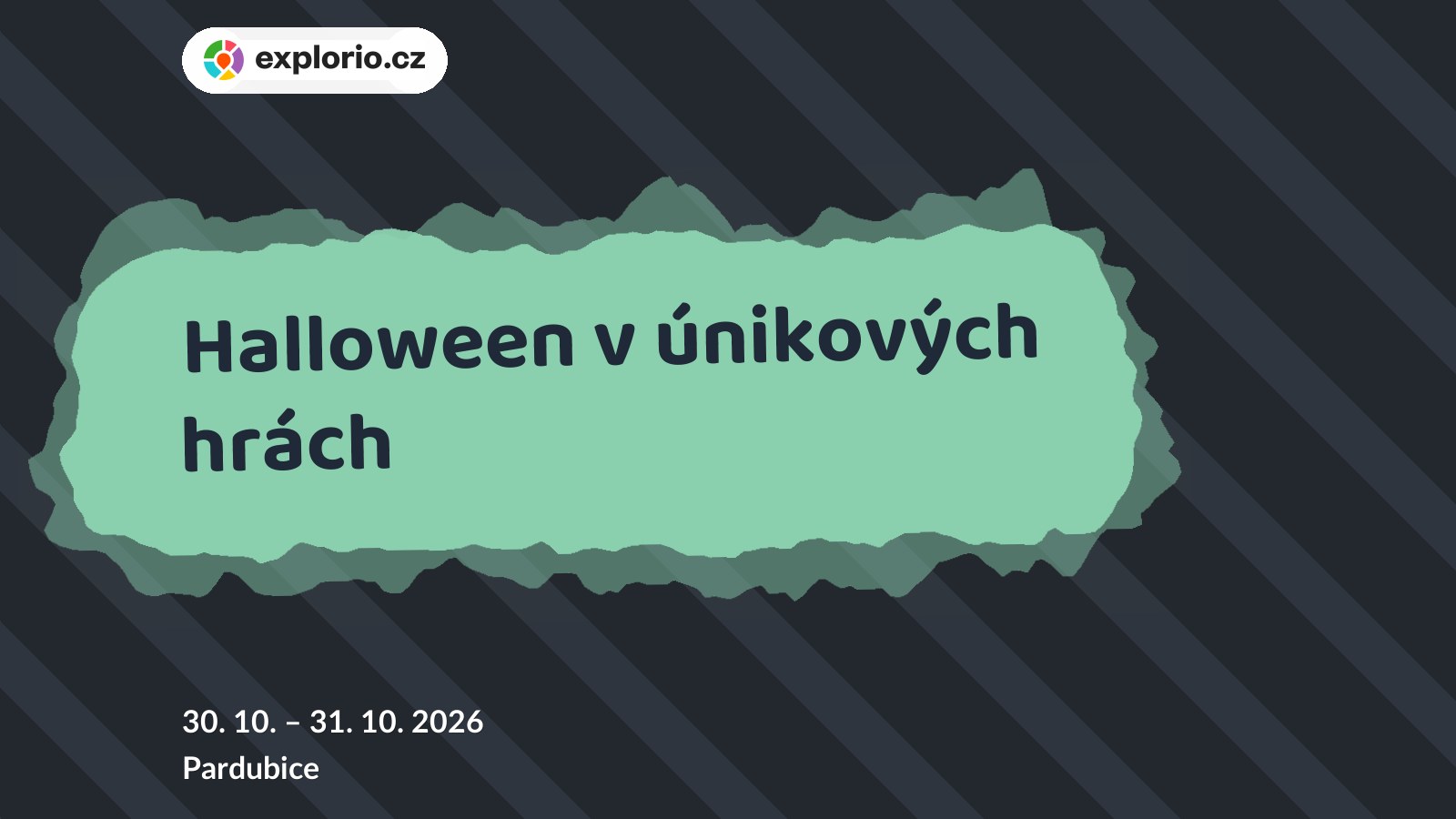 Halloween v únikových hrách – divadlo, Hudba a Kino, Pardubice