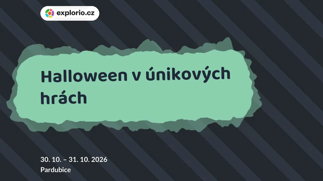 Halloween v únikových hrách – divadlo, Hudba a Kino, Pardubice