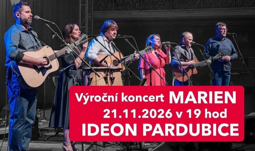 Výroční koncert Marien 2026 – divadlo, Hudba a Kino, Pardubice – fotka 2