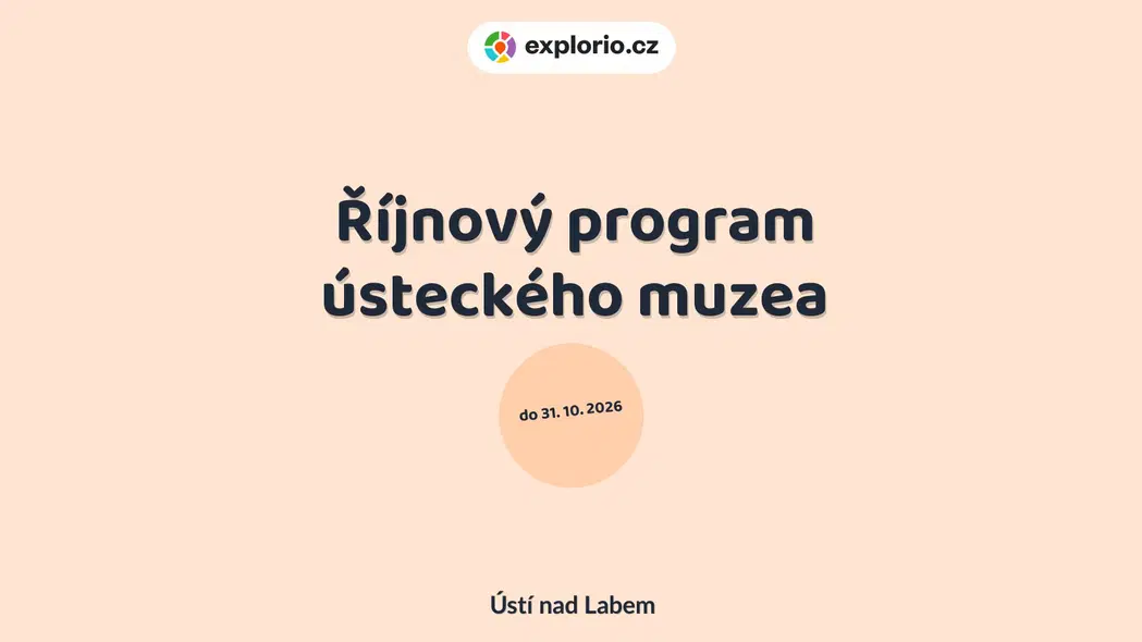 Říjnový program ústeckého muzea – prohlídky a Muzea, Ústí nad Labem