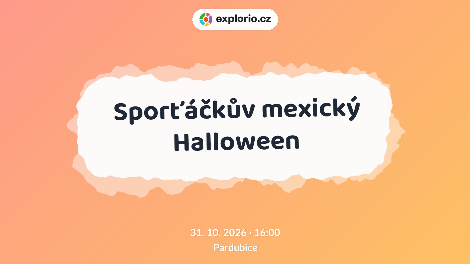 Sporťáčkův mexický Halloween – sport a Pohyb, Pardubice