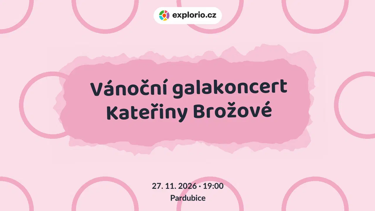 Vánoční galakoncert Kateřiny Brožové – divadlo, Hudba a Kino, Pardubice