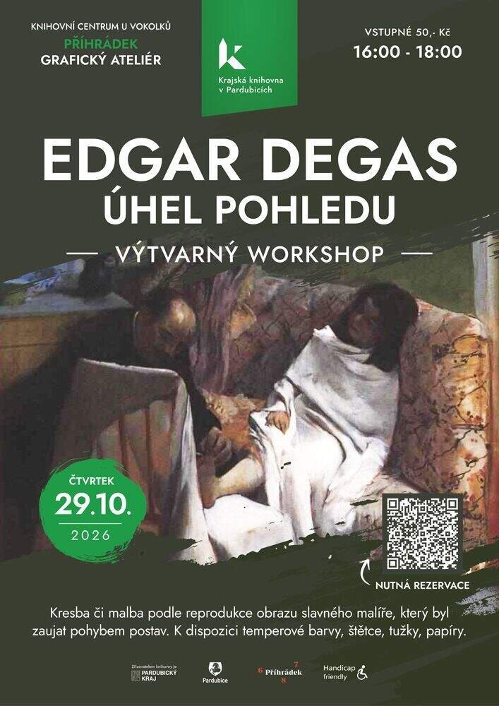 Edgar Degas - Úhel pohledu – tvořivé dílny a Workshopy, Pardubice – fotka 2