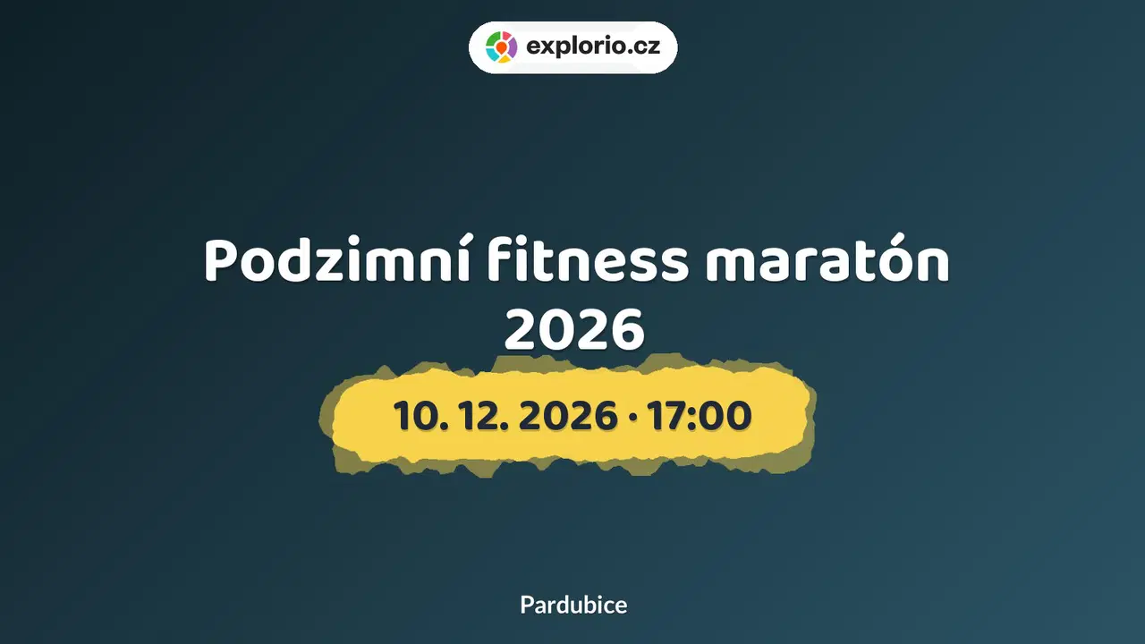 Podzimní fitness maratón 2026 – sport a Pohyb, Pardubice