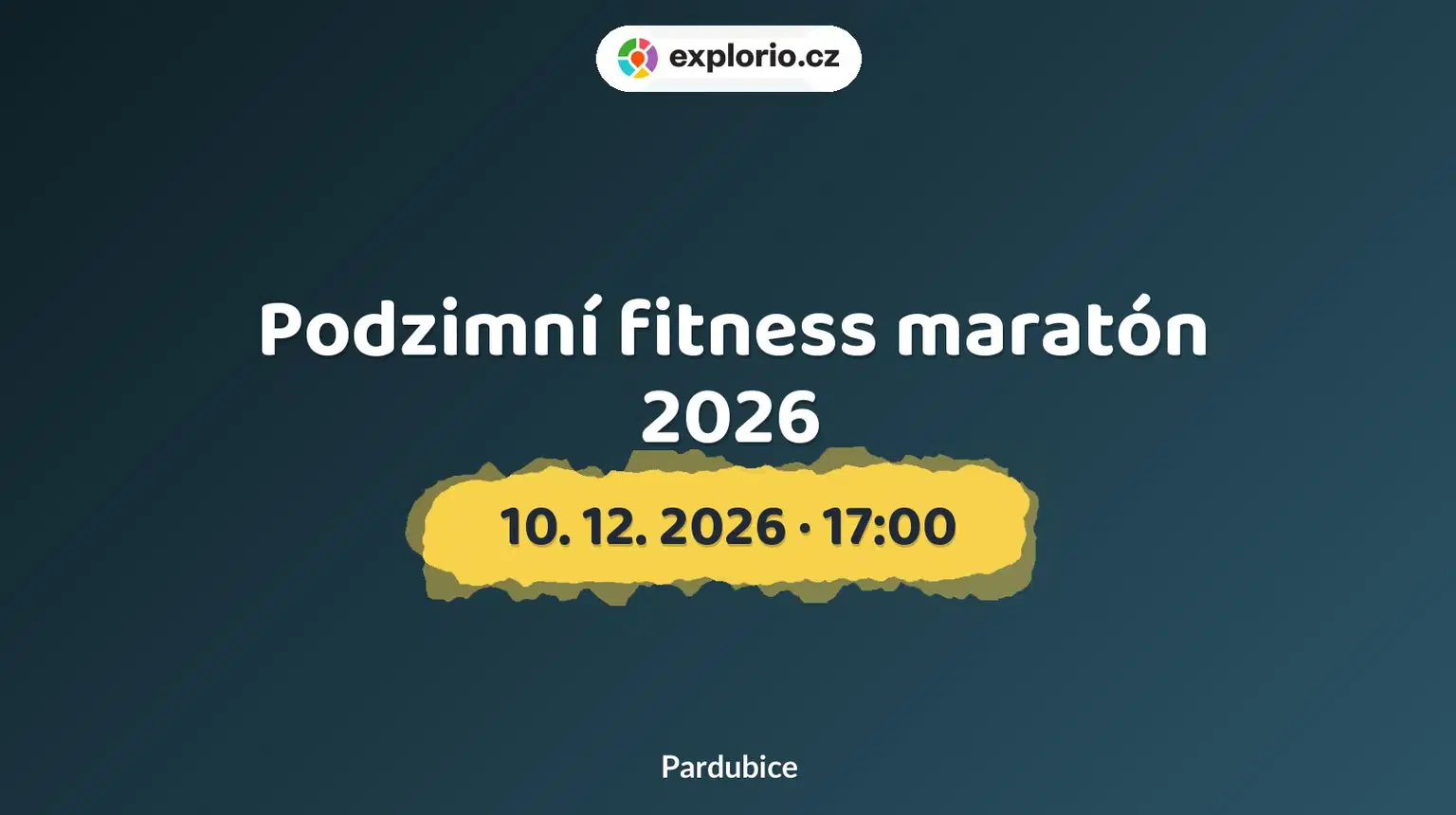 Podzimní fitness maratón 2026 – sport a Pohyb, Pardubice