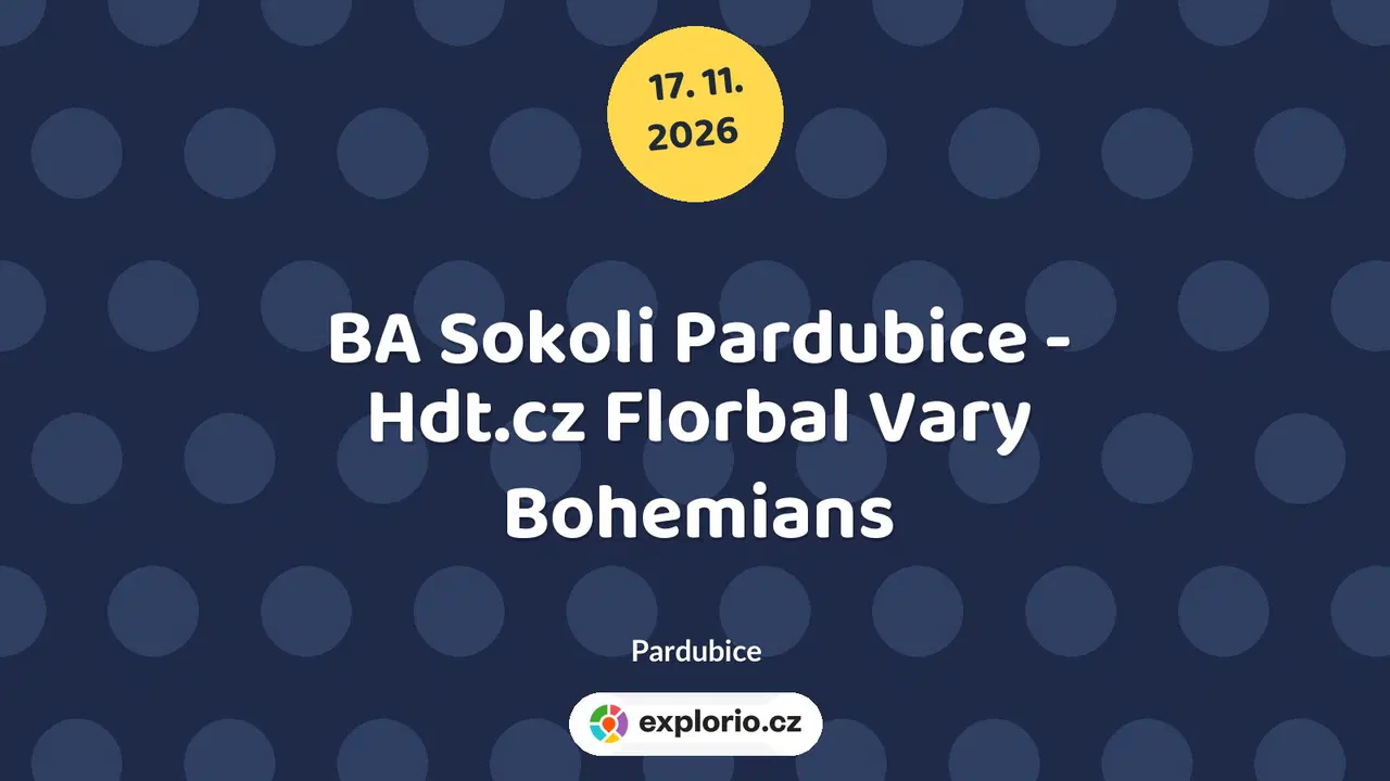 BA Sokoli Pardubice - Hdt.cz Florbal Vary Bohemians – sport a Pohyb, Pardubice