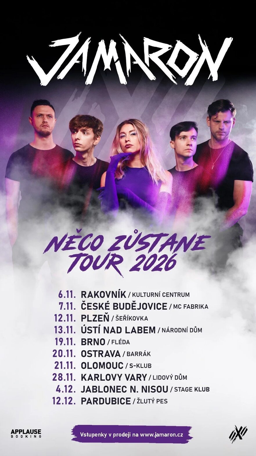 Jamaron - Něco zůstane Tour 2026 – divadlo, Hudba a Kino, Pardubice – fotka 2