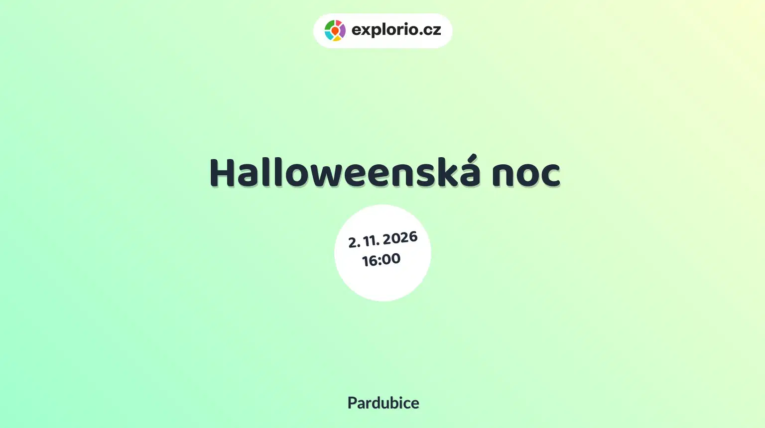 Halloweenská noc – festivaly a Slavnosti, Pardubice