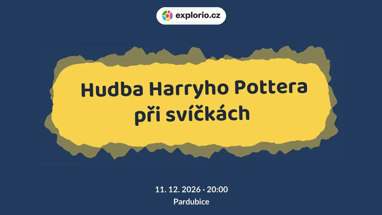Hudba Harryho Pottera při svíčkách – divadlo, Hudba a Kino, Pardubice