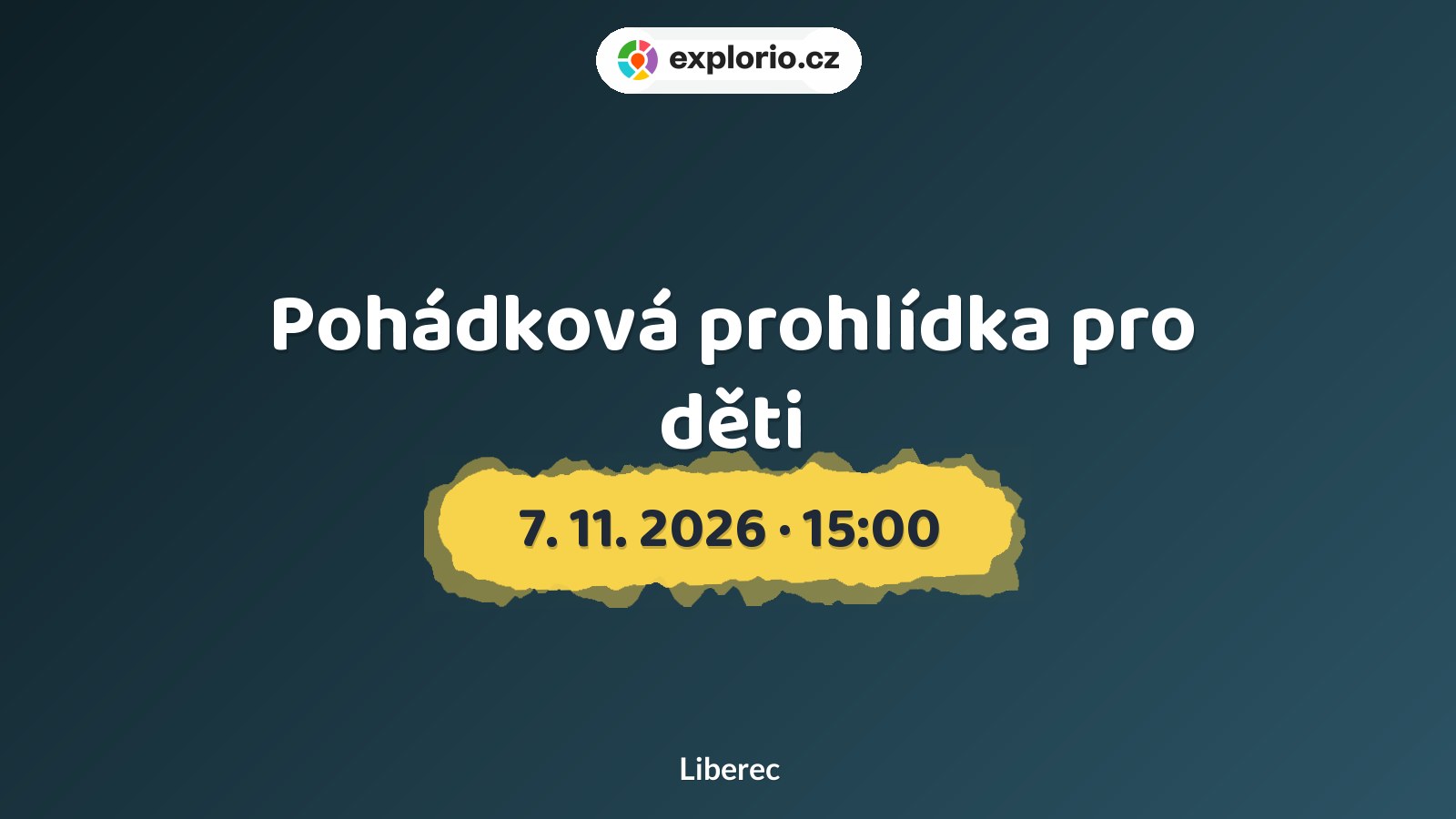 Pohádková prohlídka pro děti – prohlídky a Muzea, Liberec