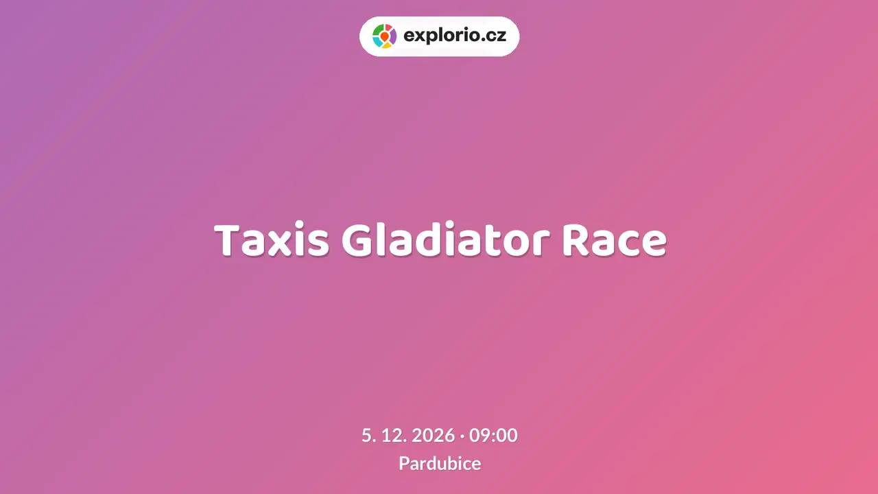 Taxis Gladiator Race – sport a Pohyb, Pardubice