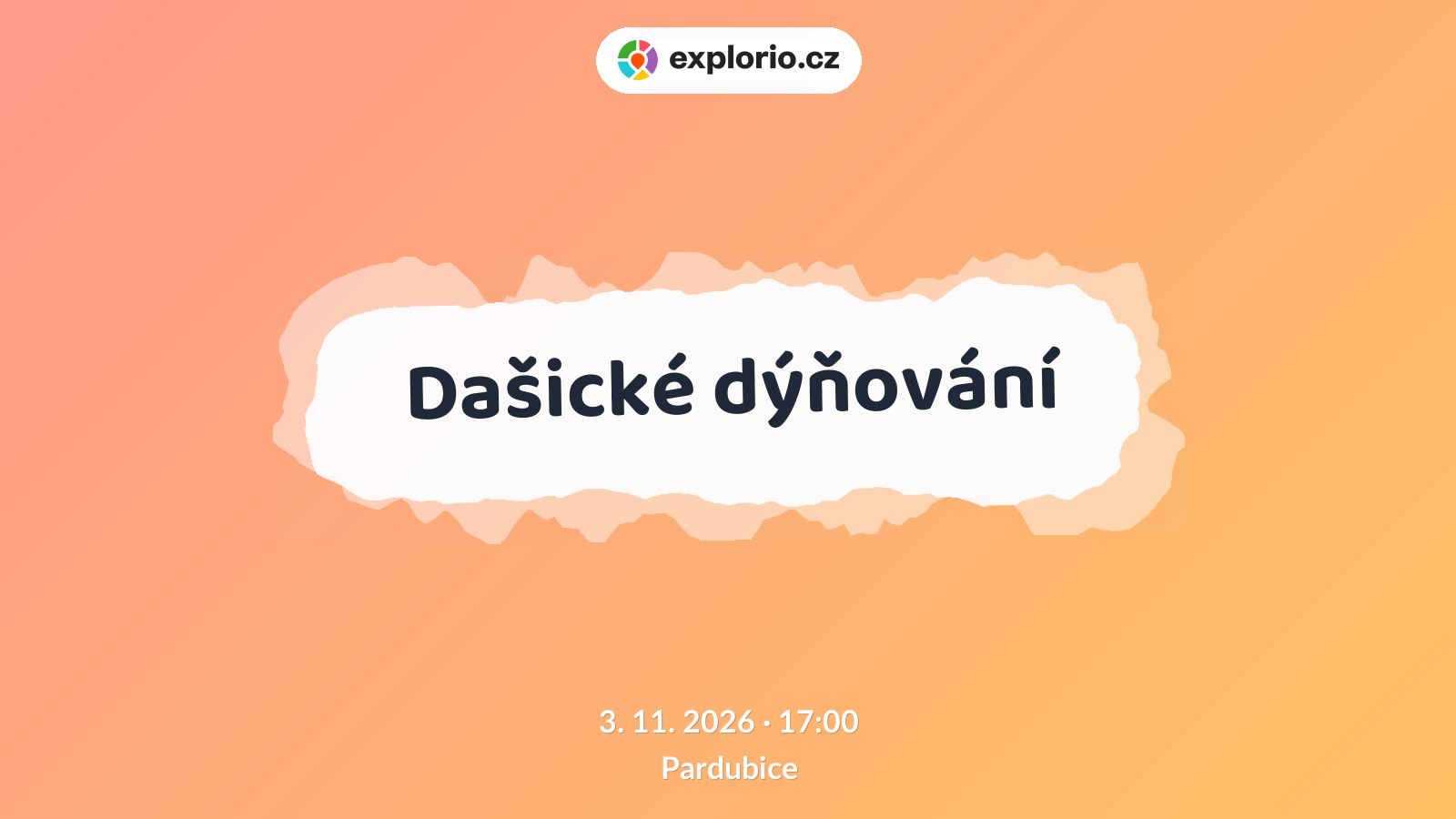 Dašické dýňování – festivaly a Slavnosti, Pardubice