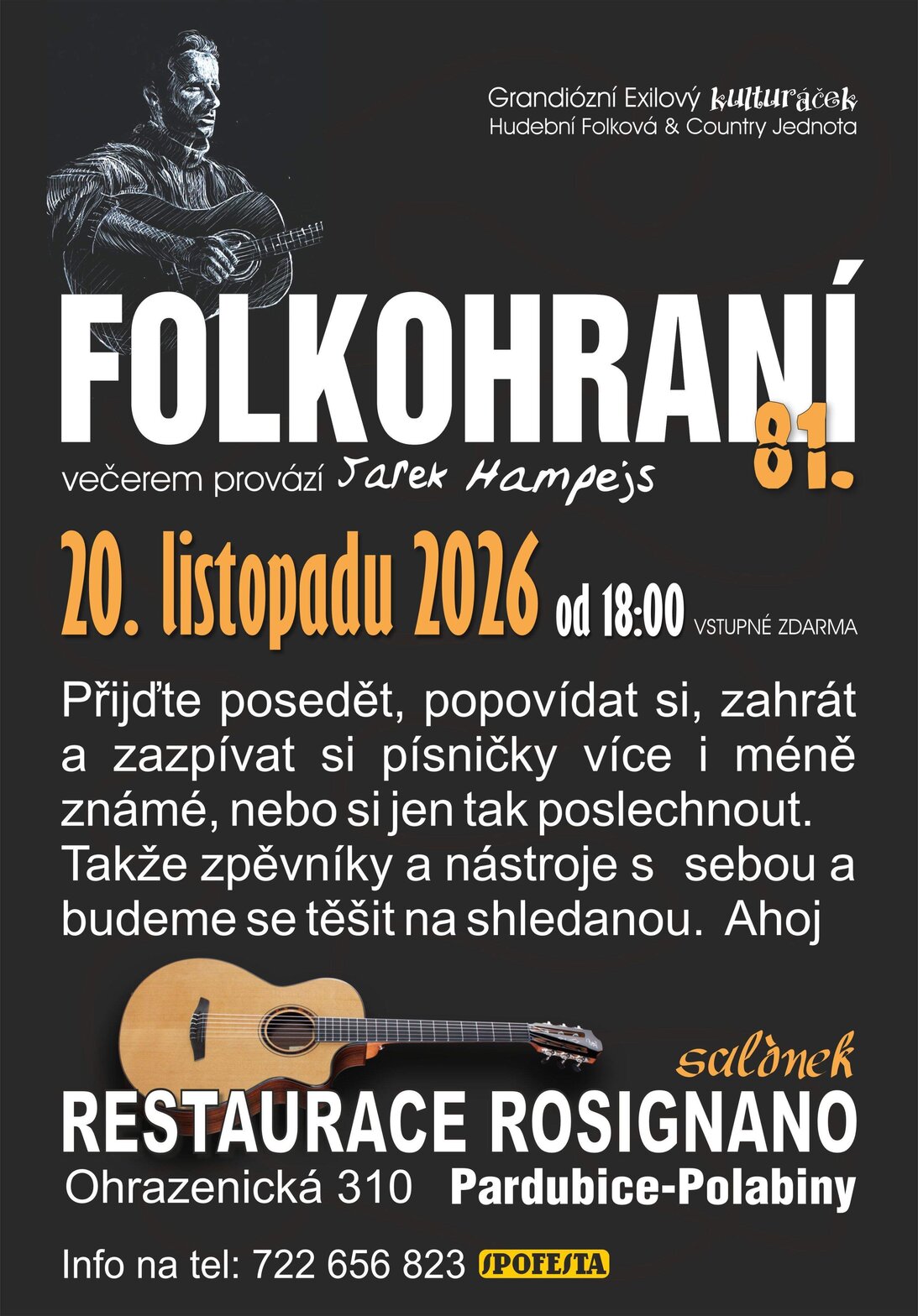 81. Folkohraní – divadlo, Hudba a Kino, Pardubice – fotka 2