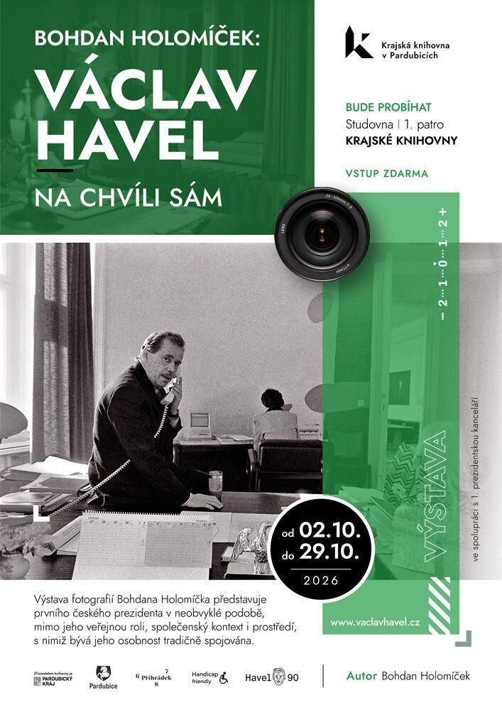 Bohdan Holomíček: Václav Havel - Na chvíli sám – prohlídky a Muzea, Pardubice – fotka 2