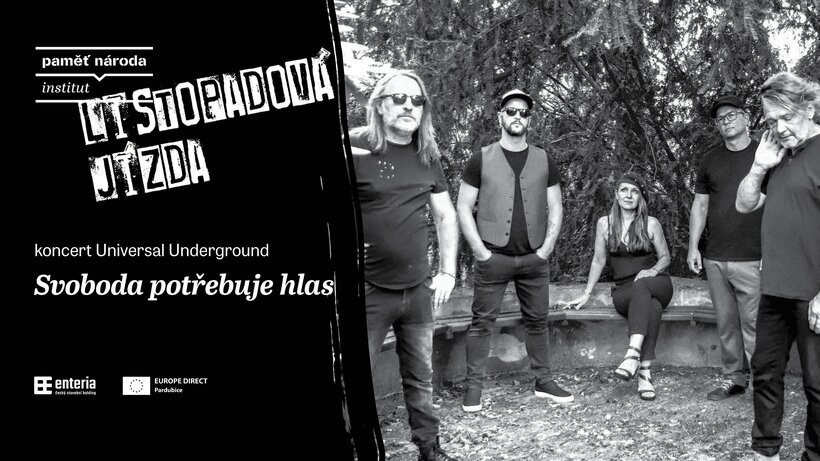 Svoboda potřebuje hlas / koncert Universal Underground – divadlo, Hudba a Kino, Pardubice – fotka 2