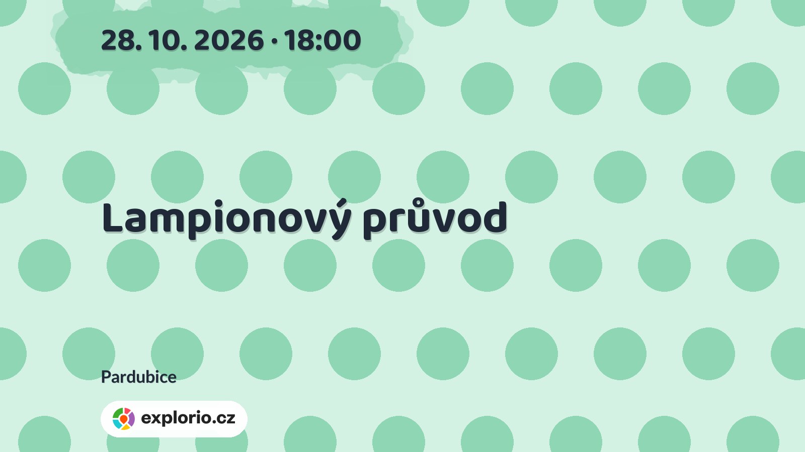 Lampionový průvod – festivaly a Slavnosti, Pardubice