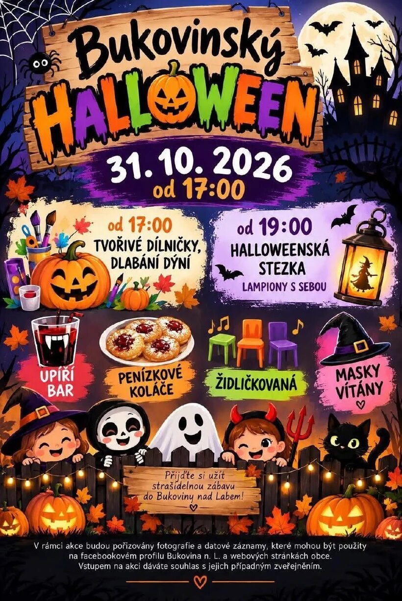 Bukovinský Halloween – festivaly a Slavnosti, Bukovina nad Labem – fotka 2
