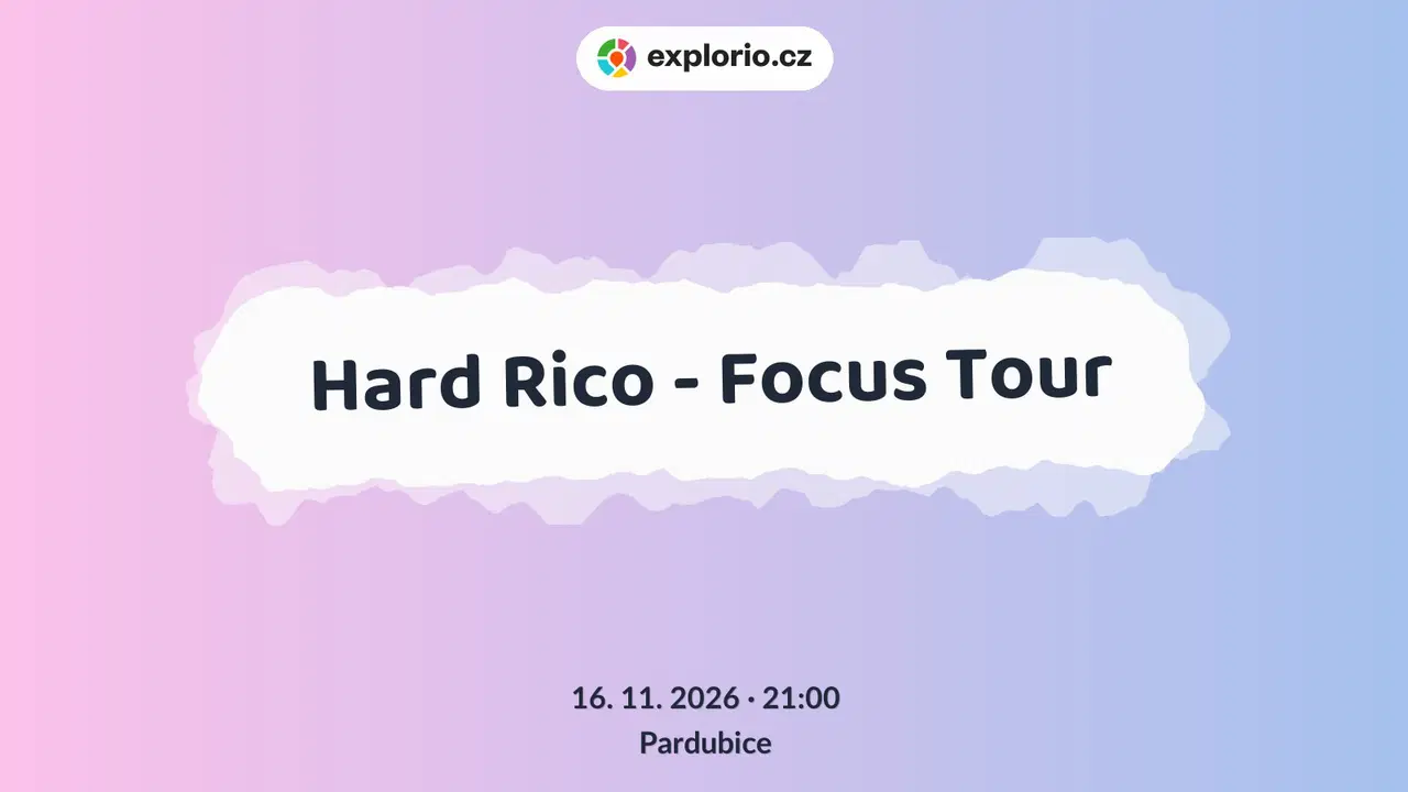 Hard Rico - Focus Tour – divadlo, Hudba a Kino, Pardubice