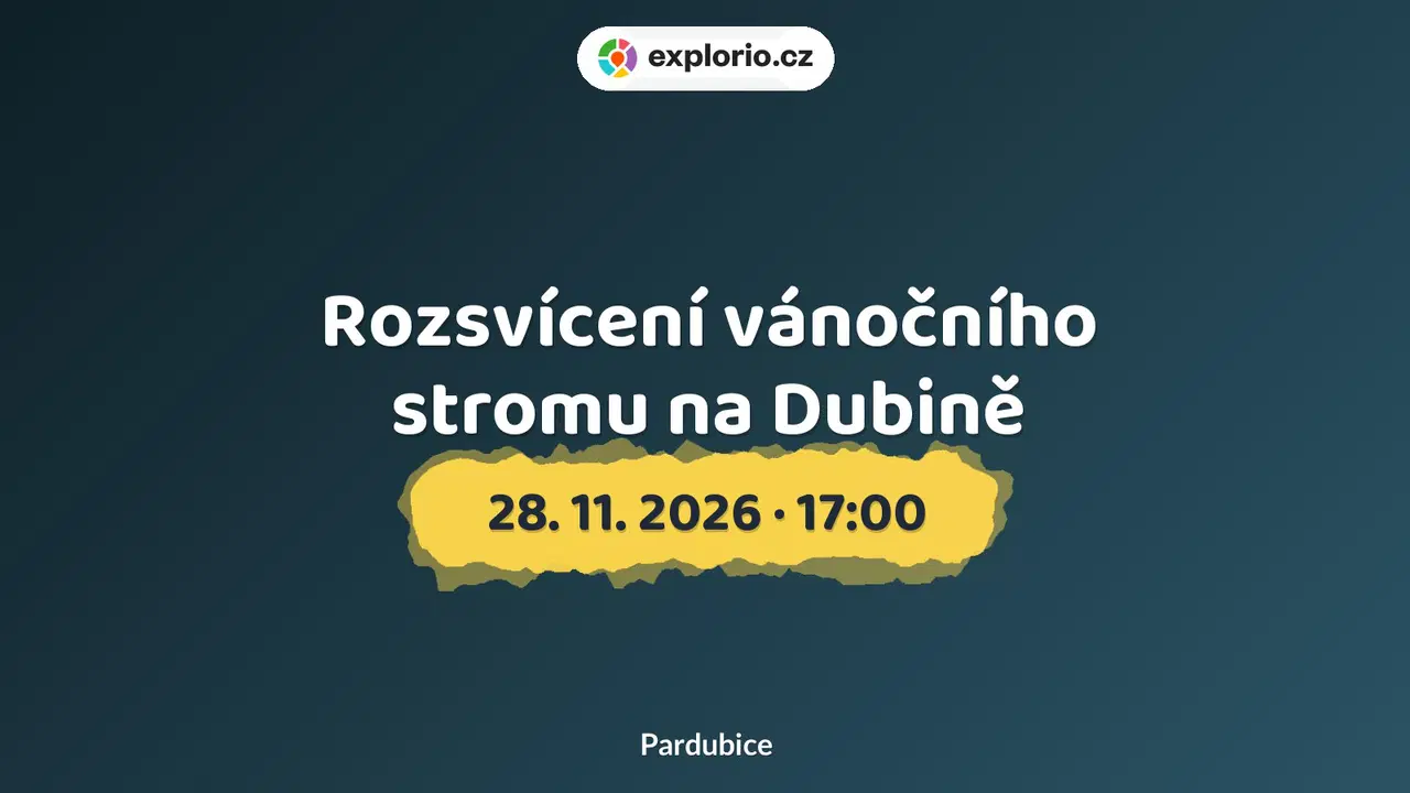 Rozsvícení vánočního stromu na Dubině – festivaly a Slavnosti, Pardubice