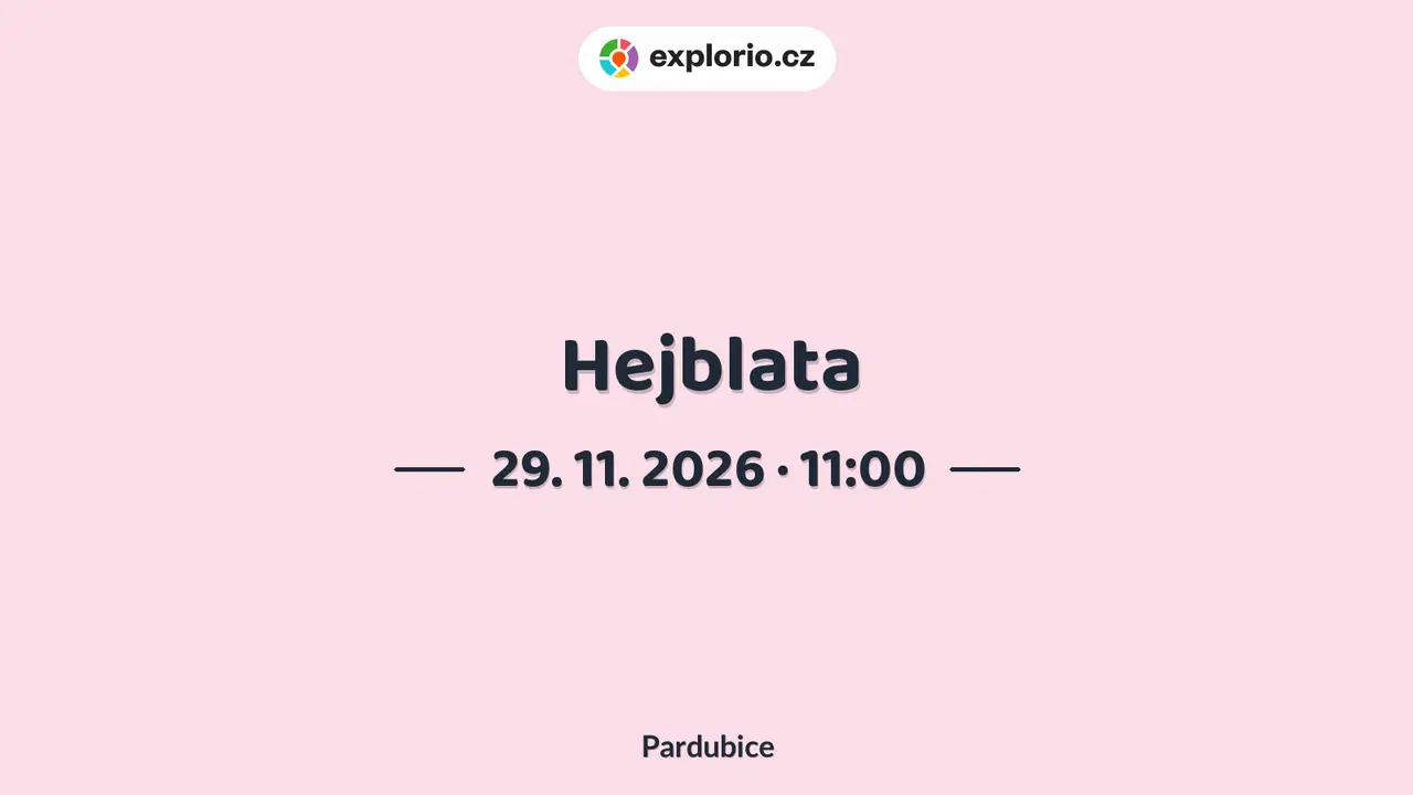 Hejblata – divadlo, Hudba a Kino, Pardubice