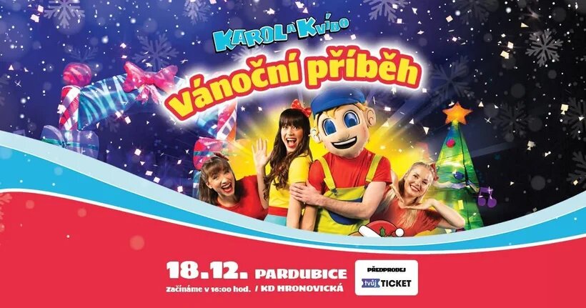 Karol a Kvído: Vánoční příběh – divadlo, Hudba a Kino, Pardubice – fotka 2