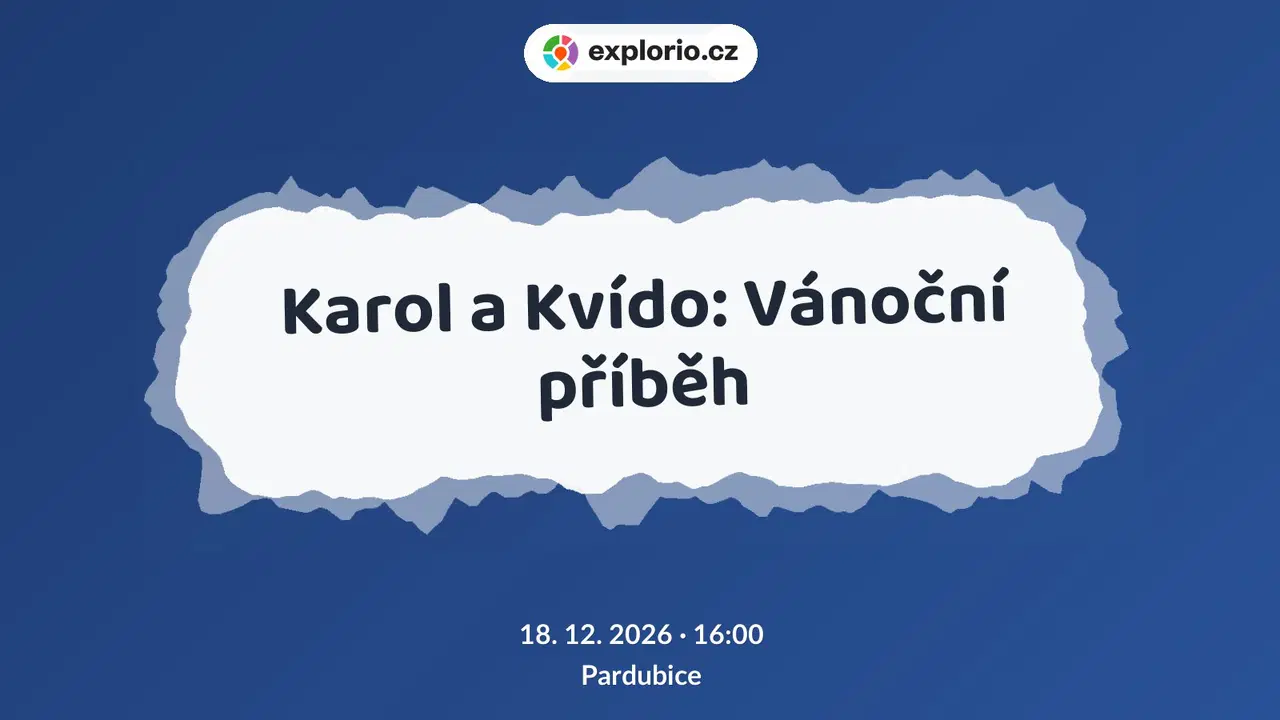 Karol a Kvído: Vánoční příběh – divadlo, Hudba a Kino, Pardubice