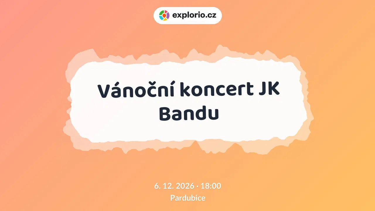 Vánoční koncert JK Bandu – divadlo, Hudba a Kino, Pardubice