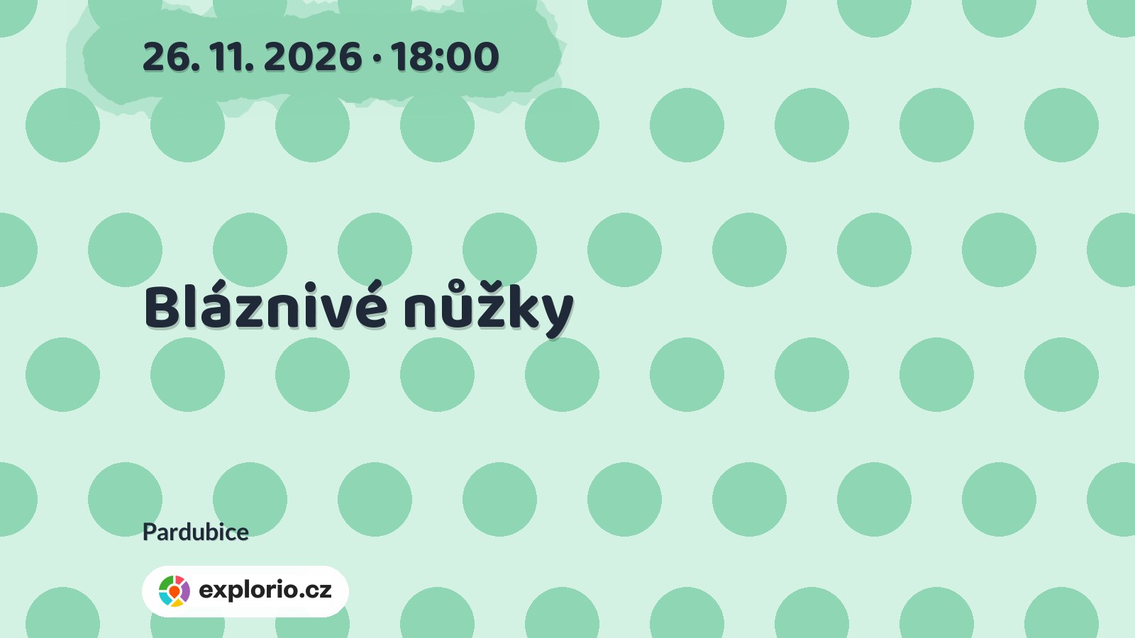 Bláznivé nůžky – divadlo, Hudba a Kino, Pardubice