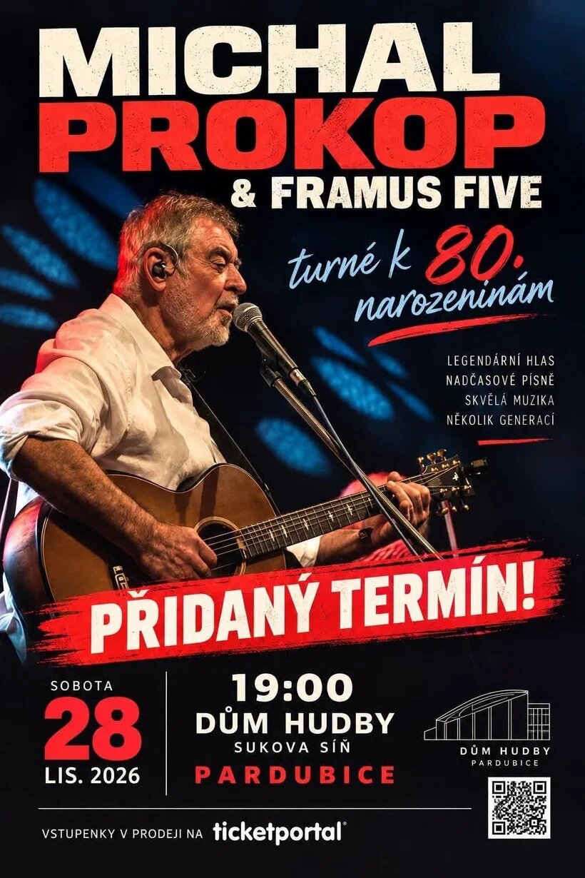 Michal Prokop & Framus Five - turné k 80. narozeninám – divadlo, Hudba a Kino, Pardubice – fotka 2